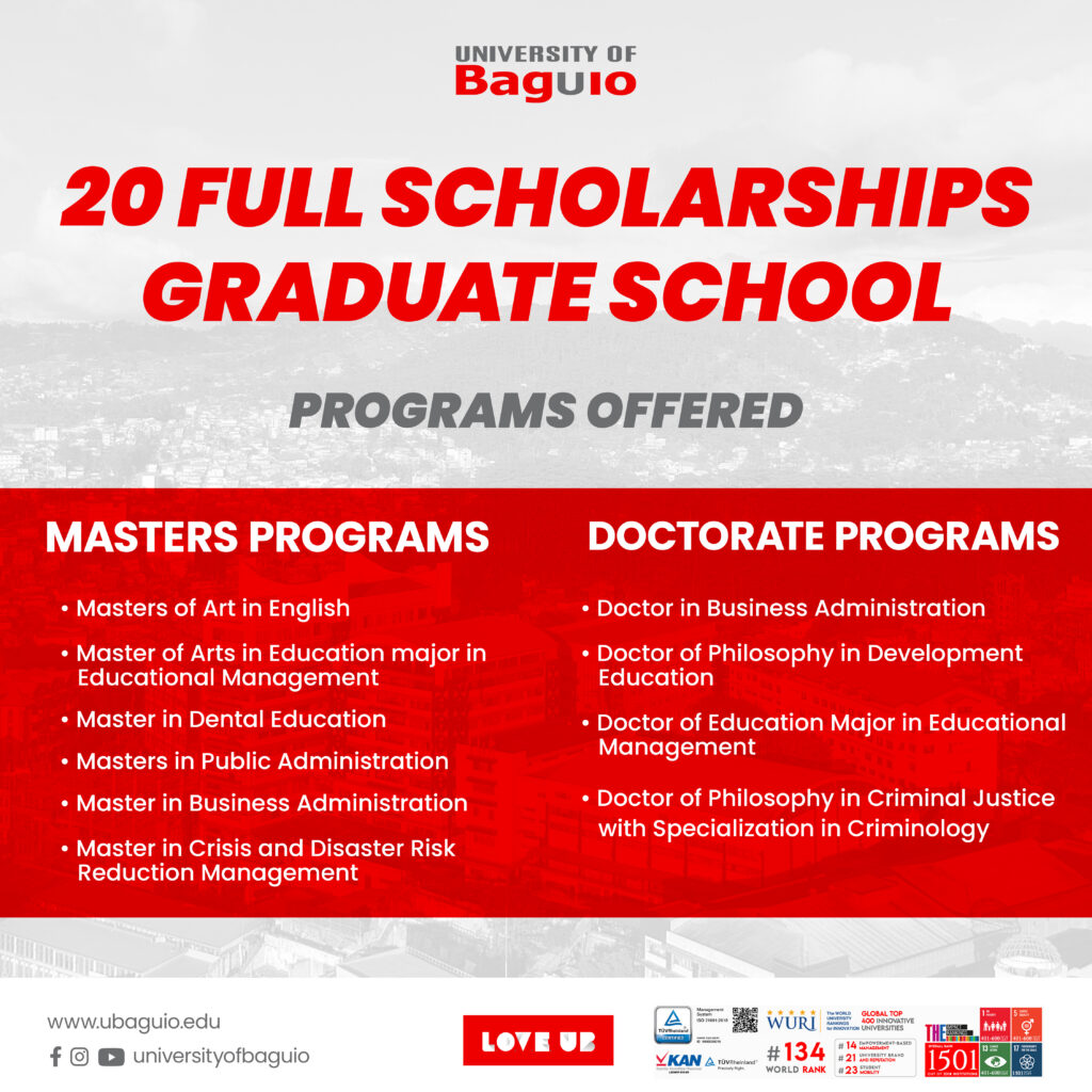 UB Programs and Career Advancement Scholarships