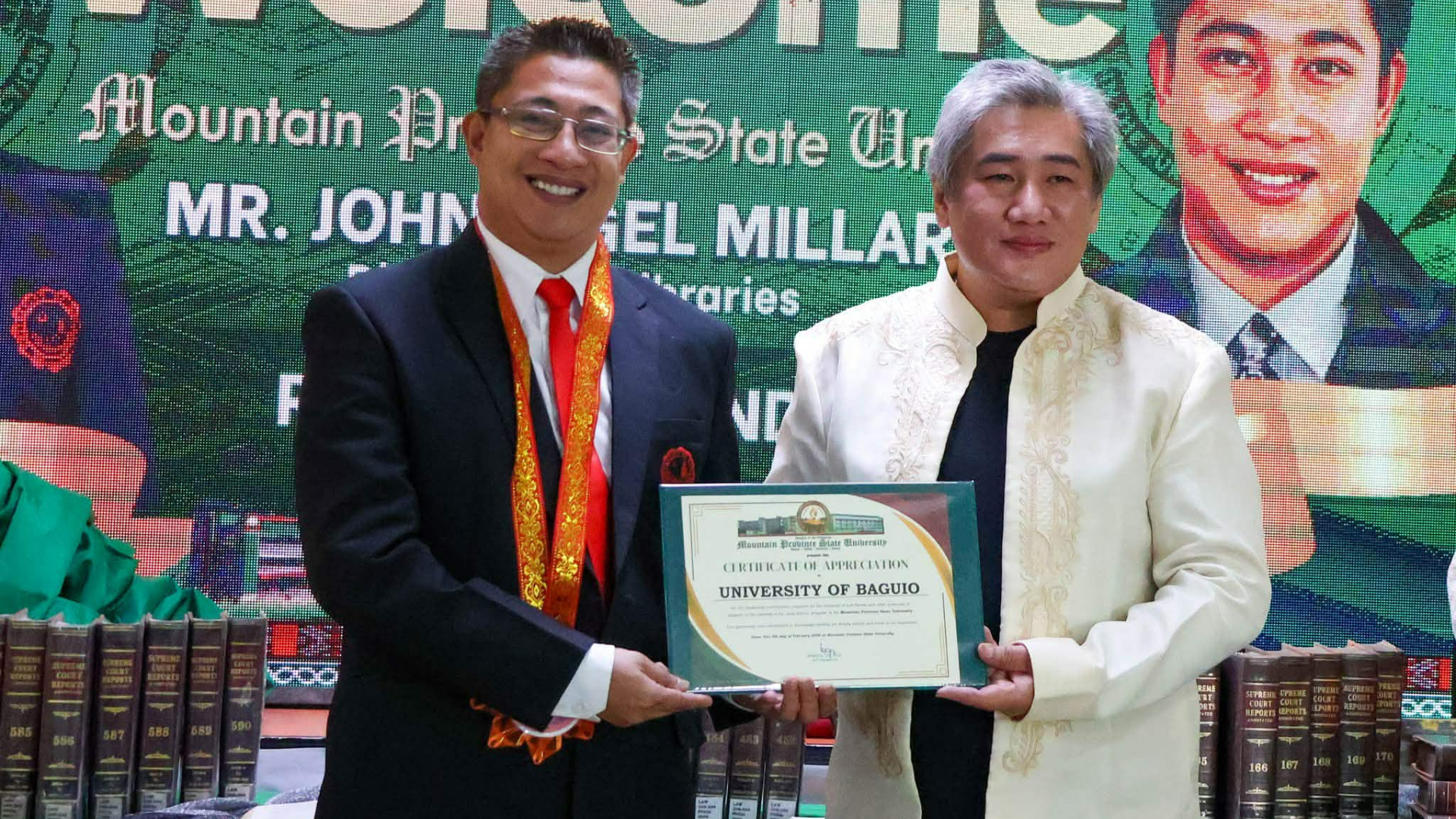 Bridging Knowledge: UB Libraries Donates 660 Law Books to MPSU